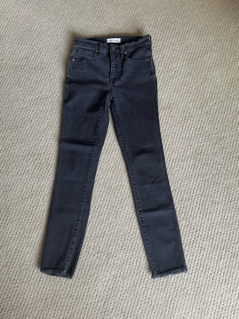 Madewell Black Skinny High-Rise Jeans